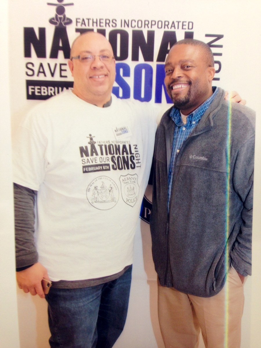 Kelly Kimbrough at the National Save Our Sons event with community partners.